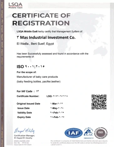 ISO 9001 certificate